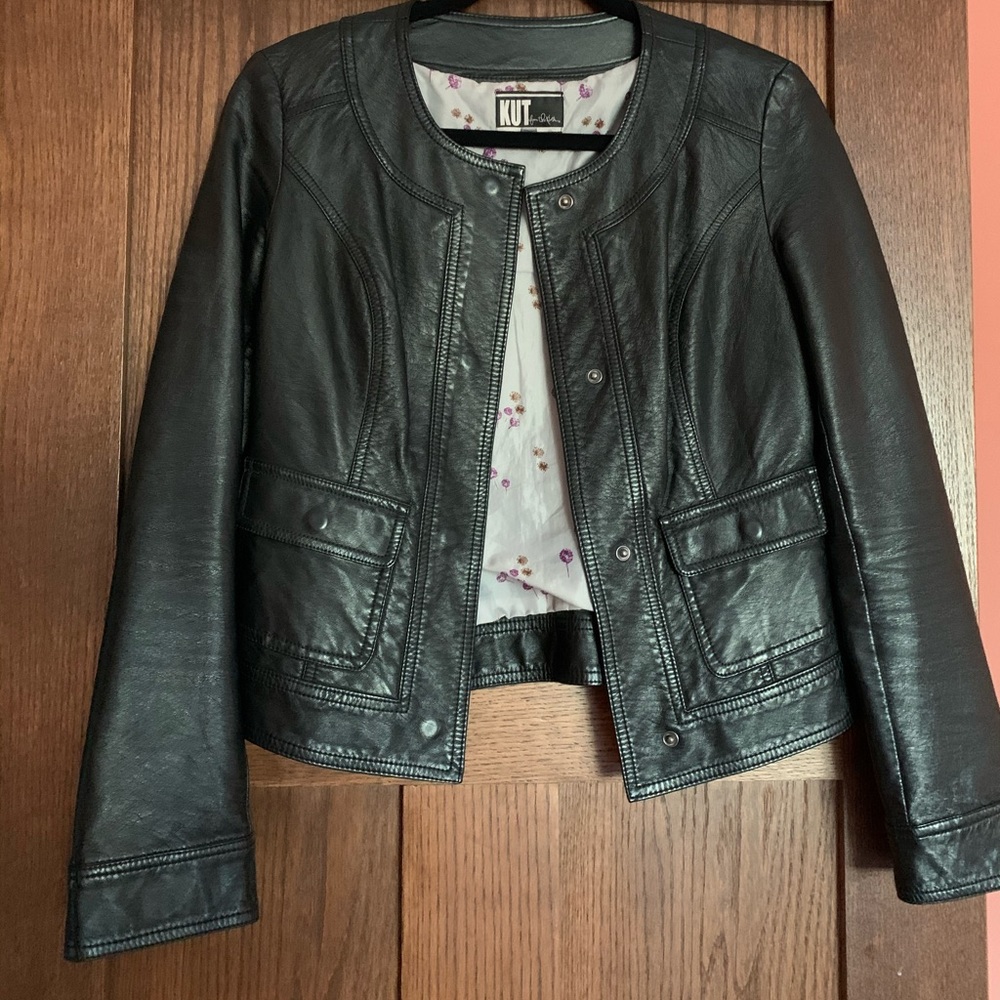Kut from the Cloth faux leather jacket
